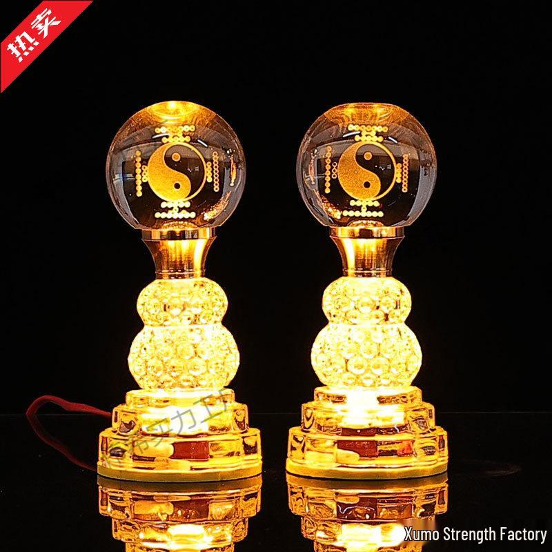 Seven-Color Eternal Buddhist Lotus Offering Lamp