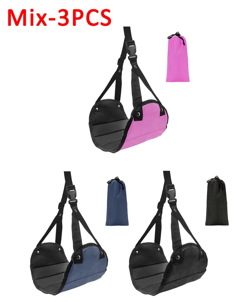 1/3PCS Hamac Repose-Pieds de Voyage Repose-Jambes Portable pour Bureau Avion et Train Sangle de Pied Confortable Essentiel de Voyage
