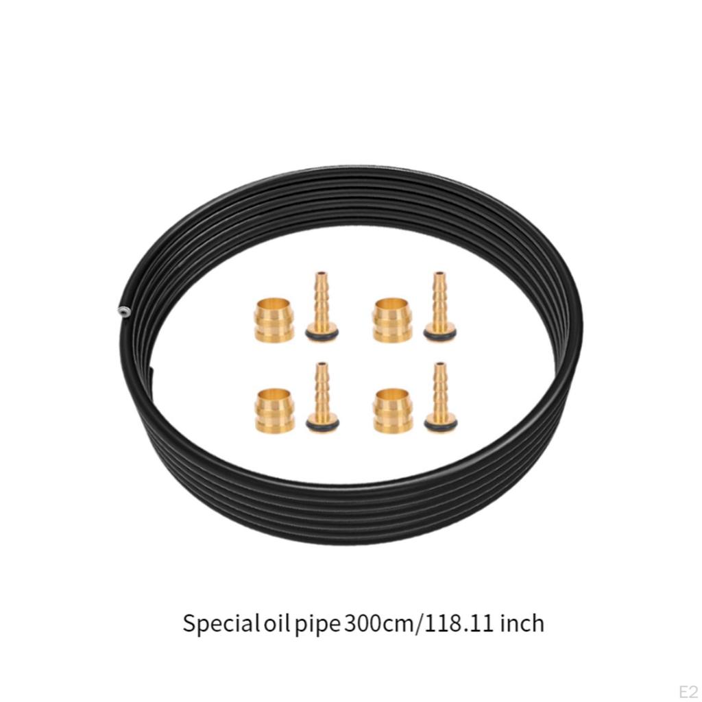 Fahrrad Hydraulische Scheibenbremsleitung Kit Olive und Verbindungsstück Teile Herren Damen Zubehör Fahrrad