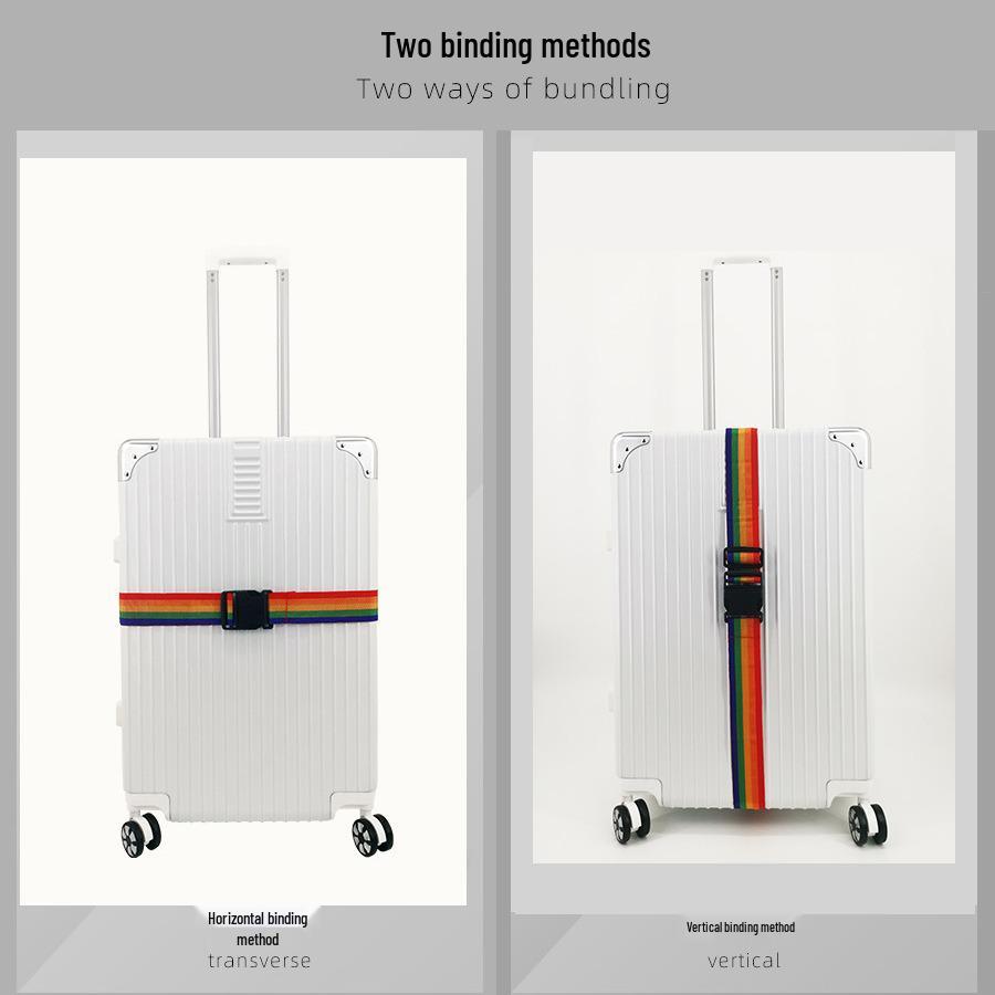 One-Word Cross-Border Luggage Strap: Secure Bag Fastening, Packing Strap, Suitcase Hanging, Trolley Case Buckle