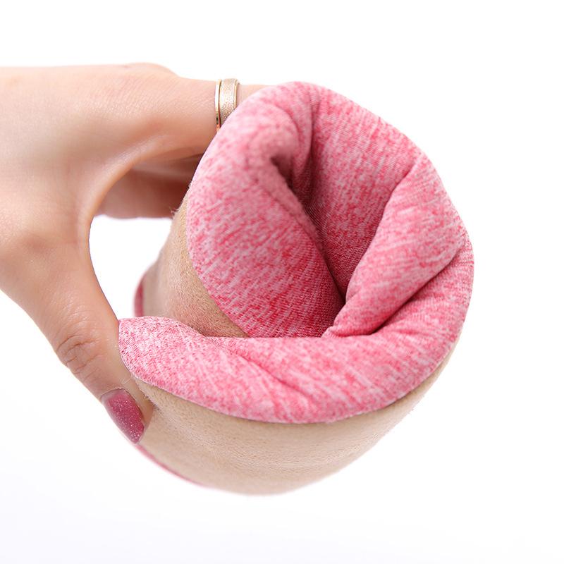 Unisex, Warm, Cotton, Slippers, EVA Foam, Solid Color, Anti-slip, House Shoes, Flat, Home, Autumn, Winter