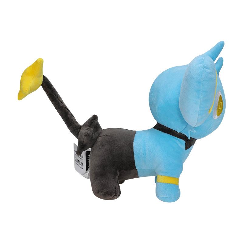 25cm Ayakta Duran Shinx Luxio Yavru Peluş Oyuncak - Sevimli Anime Kedi Doldurulmuş Hayvan Bebek, Çocuklar için Yumuşak Koleksiyonluk Doldurulmuş Figür Pokémon F