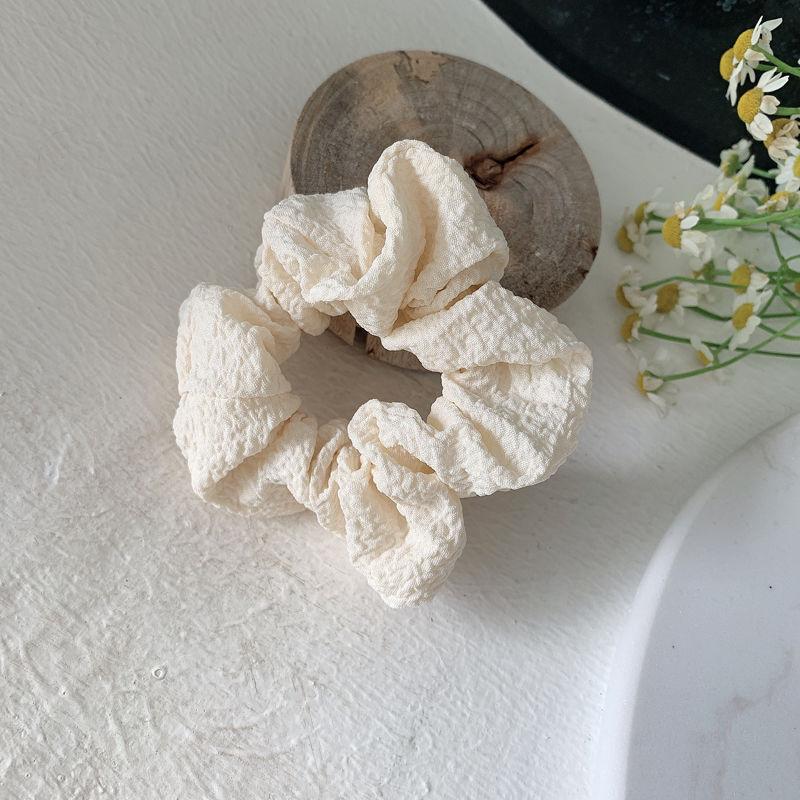 2PCS/4PCS Solid Color Cute Sweet Puff Pattern Hair Hoop for Girls Hair Accessories for Women Hair Rope