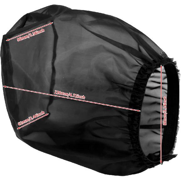 HDBUBALUS Motorcycle Air Filter Rain Sock Dustproof Protective Cover Fit for Harley 117 Dyna Sportster Touring Softail Air Cleaner Kits