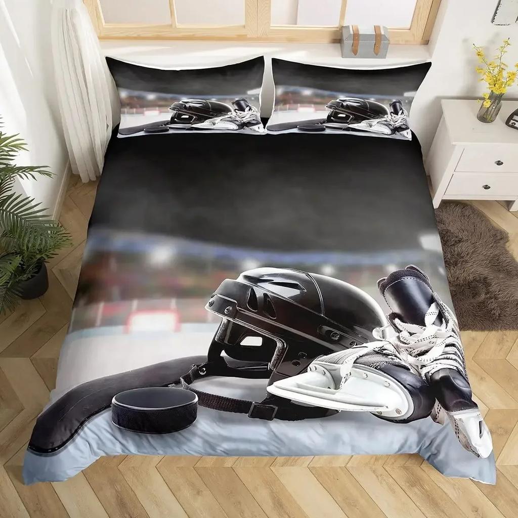 Home Living Luxury Route 66 Print Comfortable Duvet Quilt Cover Pillowcase Bedding Set Children Bedroom Decoration Home Textile