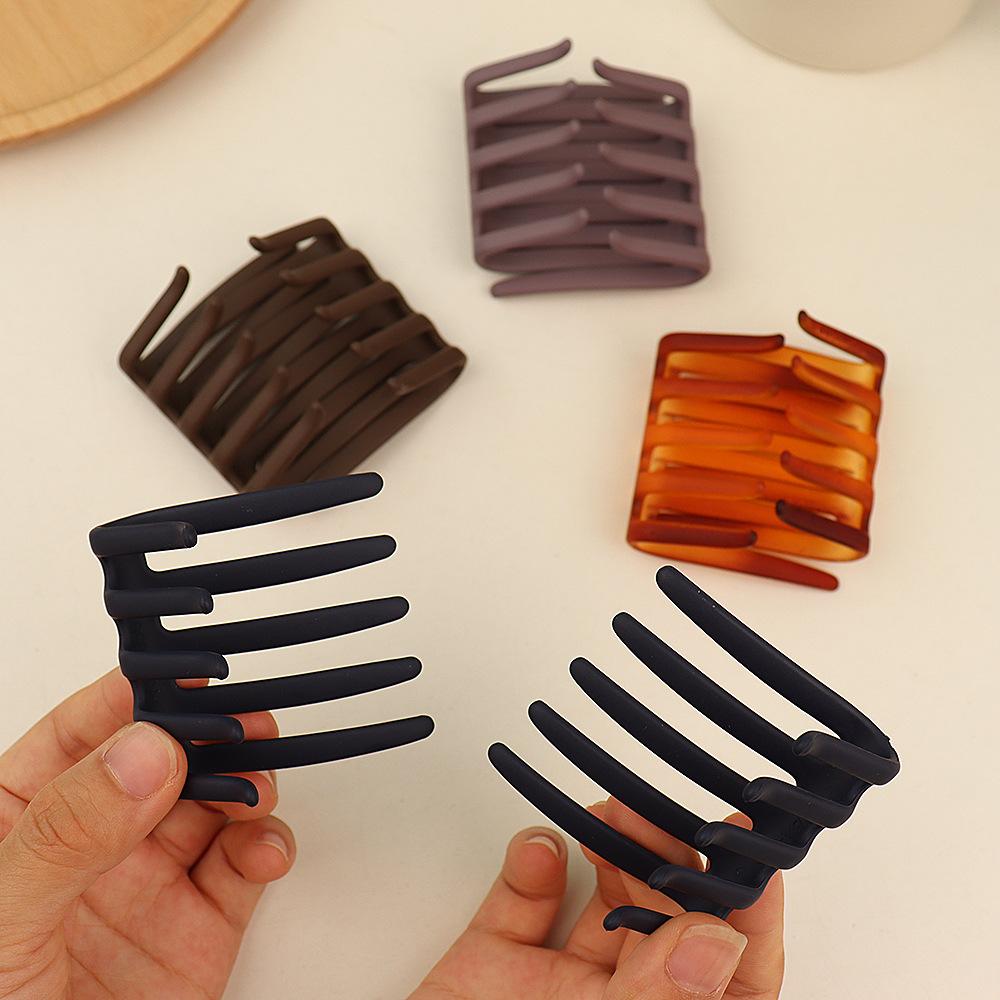 Stretch Hair Clip Double Side Women Hair Comb Ponytail Mohawk Bun Maker Accessories Easy Thick Curly Hair Styling Tool Hair Claw
