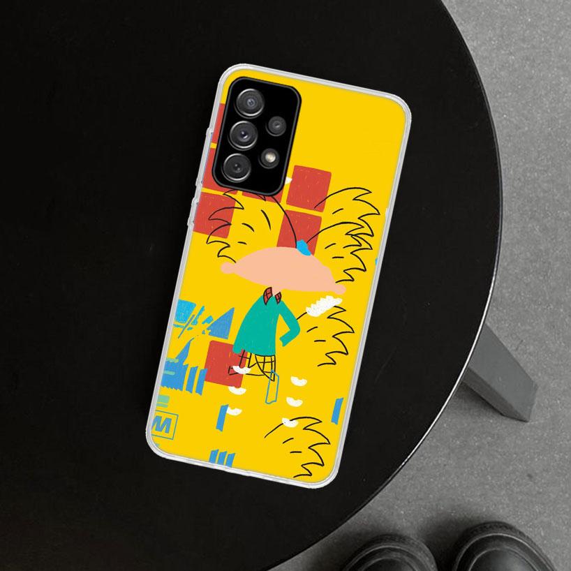 Hey Arnold Helga Cute Funny Cartoon Phone Case for Samsung Galaxy A17 A16 A26 A36 A56 A57 A37 A15 A25 A35 A55 A14 A24 A34 A54 A1