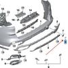 BMW X5 G05 Rear Bumper Tow Hook Cover - Model 51128090991