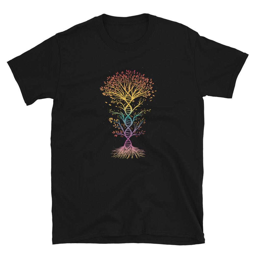 Rainbow DNA Tree T-Shirt