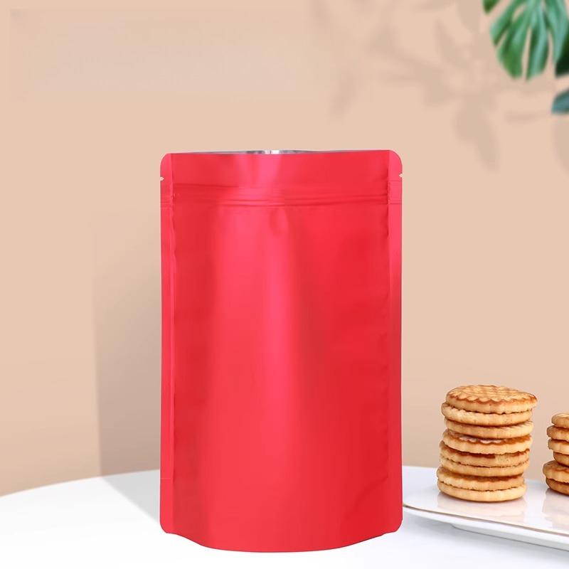 Aluminum Foil Self-supporting Self Sealing Bag, Colored Light Proof and Moisture-proof Packaging Bag, Used for Fish Bait/tea Powder/food Seasoning