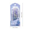 10Pcs/set Exquisite Dreamy Series Bookmark PVC Reading Book Mark Kawaii Book Page Marker Message Card Stationery Supplies