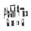 5D Carbon Fiber Look Interior Accessories Whole Kit Cover For Honda Accord 2013-2017