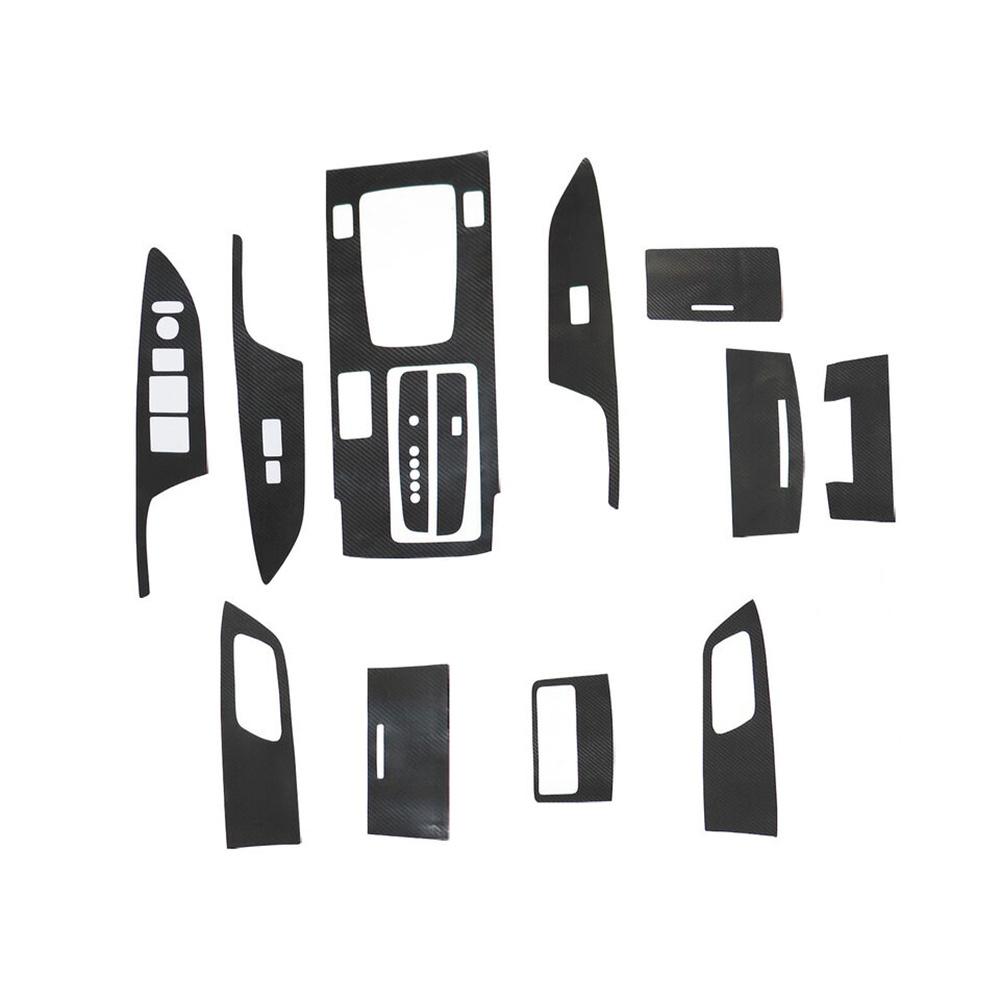 5D Carbon Fiber Look Interior Accessories Whole Kit Cover For Honda Accord 2013-2017