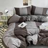 Bed Linen Bed Sheets Set Stripes Duvet Suit Cover Set Quilt Cover Bed Sheet Quilt Sets Queen Size Ins Blogger Comforter Sets