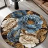 Floral Circular Living Room Coffee Table Carpet Balcony Rocking Chair Hanging Basket Bedroom Bedside Dressing Table Computer Chair Cushion