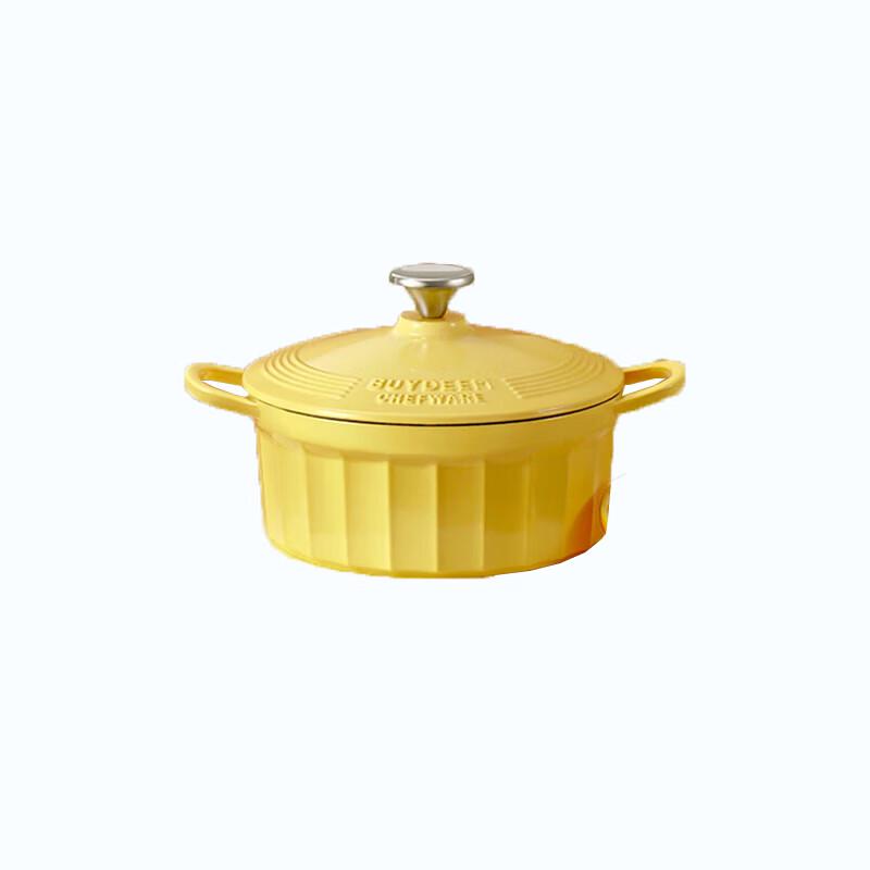 Buydeem CP521 Enamel Cast Iron Stew Pot