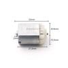 Rearview Outer Mirror Original Adjusting Assembly Replacement Module Engine Gear Motor 3 pin  for 1997-2005 VW Passat B5