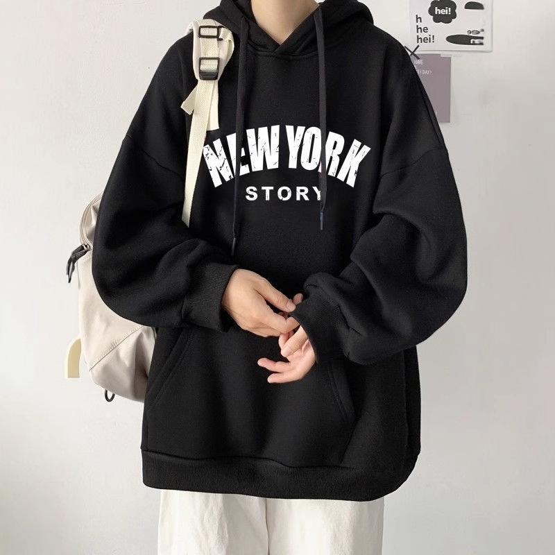 Hooded Sweatshirt Men's New Autumn and Winter Loose Student Versatile Jacket