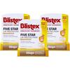 Blistex Five Star Lip Protection SPF 30 0.15oz. 4.25g 3 Pack 12.75g