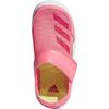 adidas Fortaswim Synthetic Leather Slip Resistant Abrasion Resistant Low Top Children's Sandals Pink AC8297