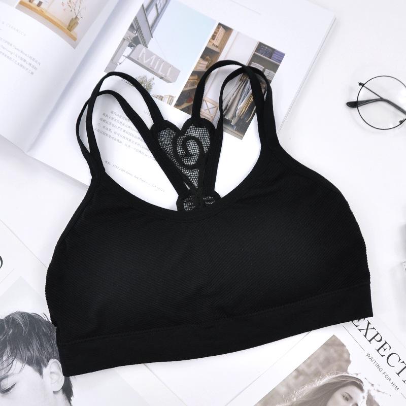 

Сексуальное бесшовное нижнее белье для девочек в стиле анти-поп One Size чёрный