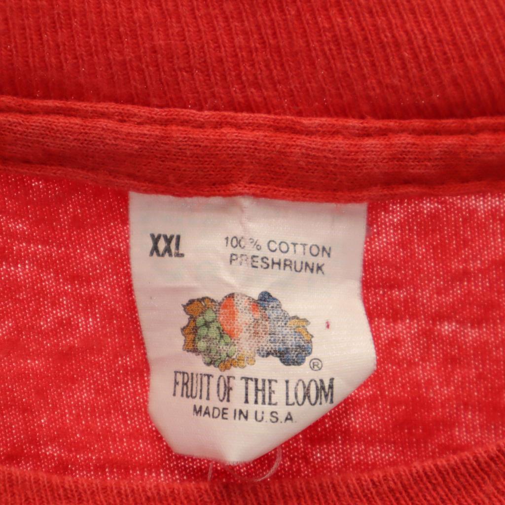 FRUIT OF THE LOOM 90s Made In USA Old Short Sleeve T-shirt Men's Used