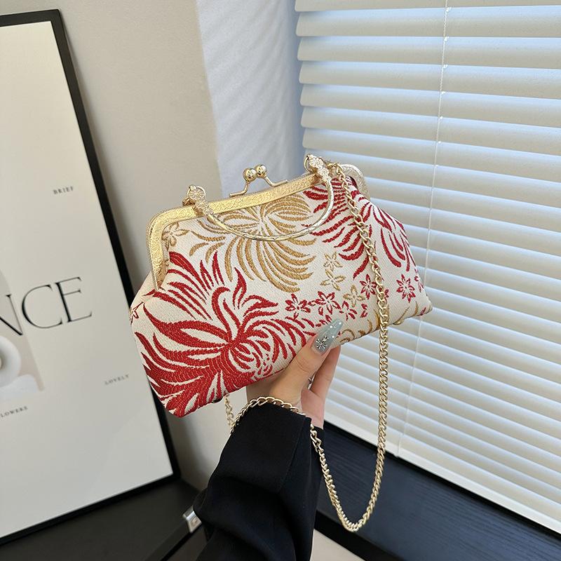 Summer Fashion Messenger Bag Bag New Handbag Women's Hanfu Cheongsam Shell Bag