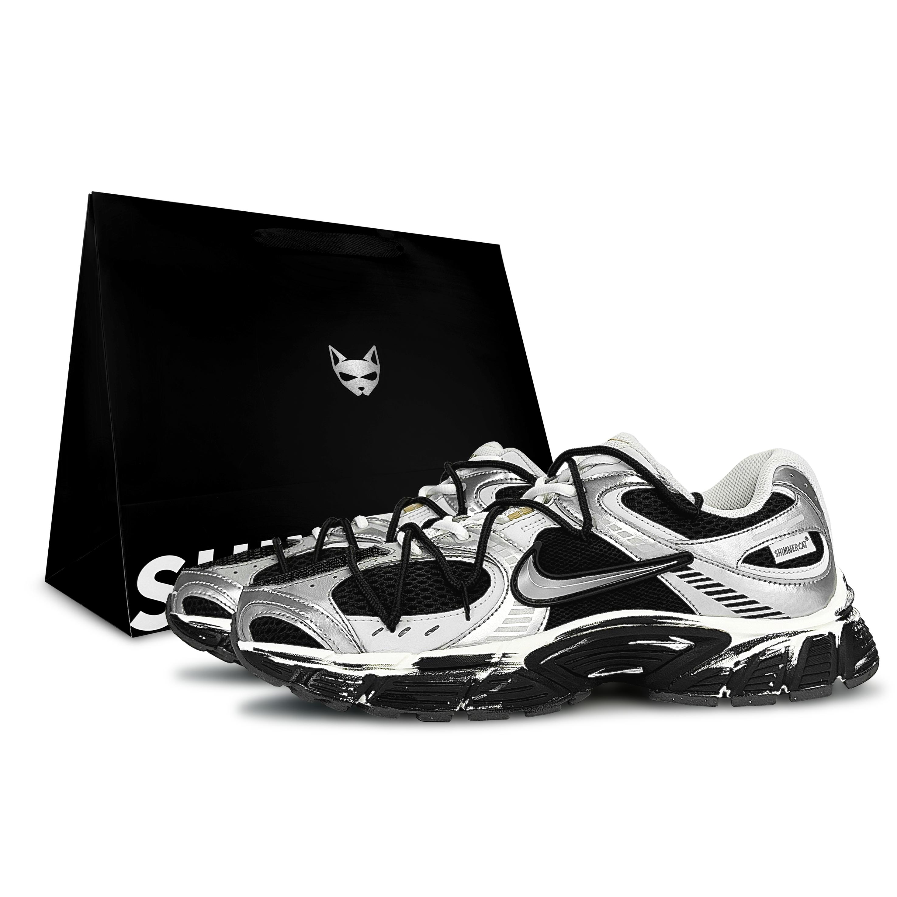 

Nike V5 RNR Cushioning, Wear Resistant Low top Running Shoes Men s Dark Silver HJ5228-102(Team79-Turbo S-BOX) 40