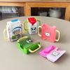 Portable Children'S Milk Cup Holder Durable With Handles Anti-Overflow Cup Holders Milk Accessories Milk Cup