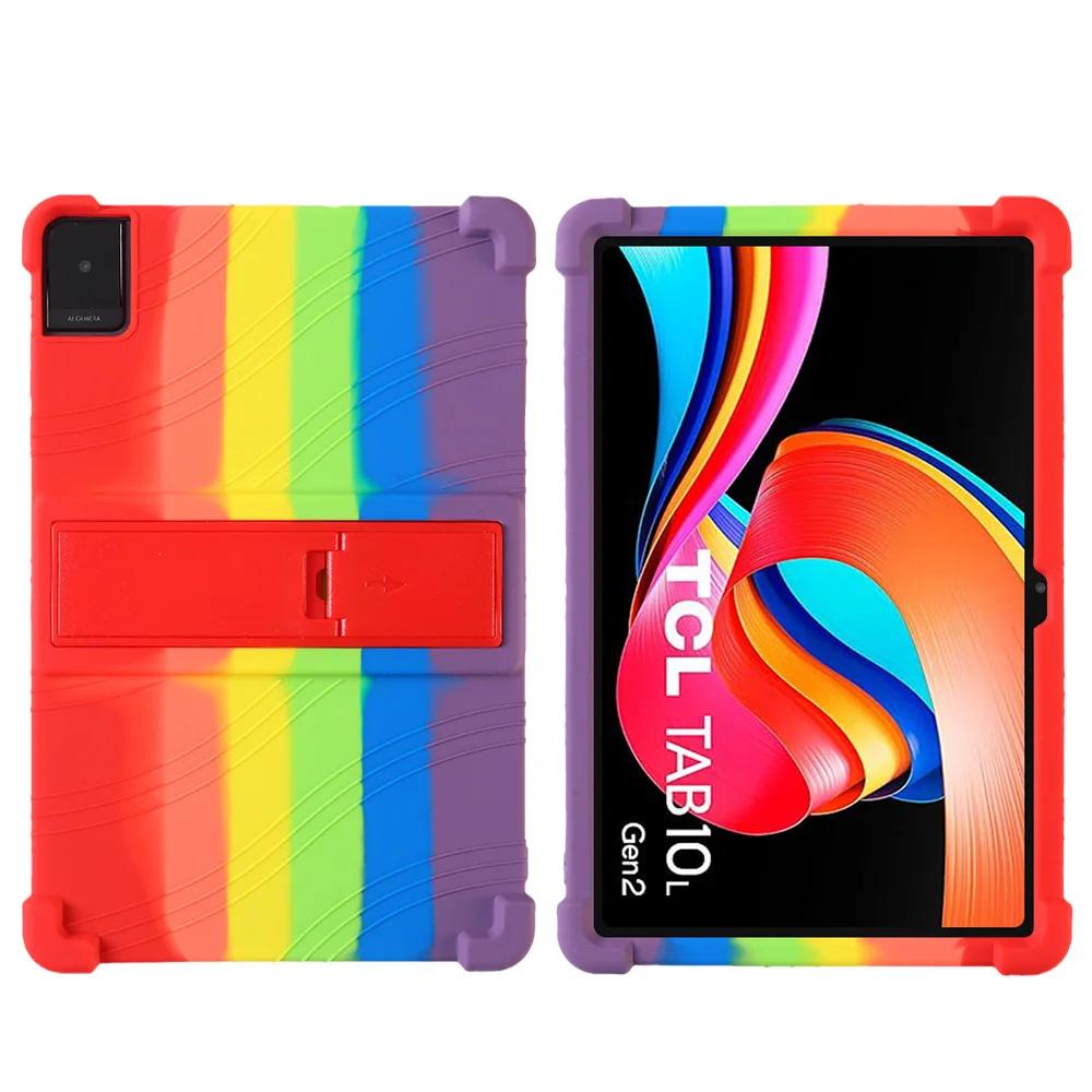 Case For TCL TAB 10 Gen 2 Tablet Safe Shockproof Silicone Stand Cover