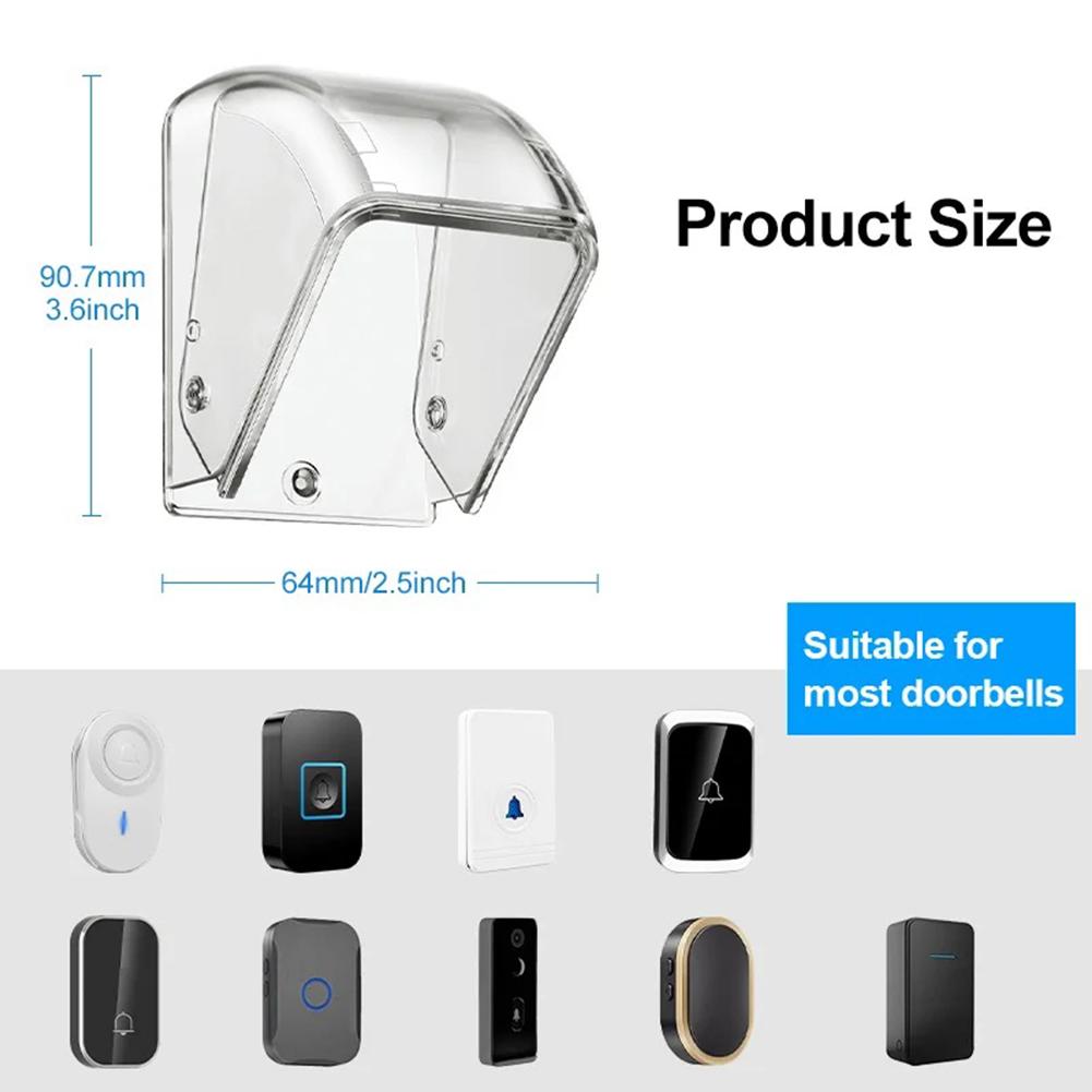 Transparent Design Outdoor Doorbell Cover Built To Last In All Seasons
