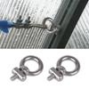 Indoor Office Outdoor Rail Stoppers Awning Stoppers 2/4/6/8pcs Replacements Windbreak Windbreak Support 304 Stainless Steel