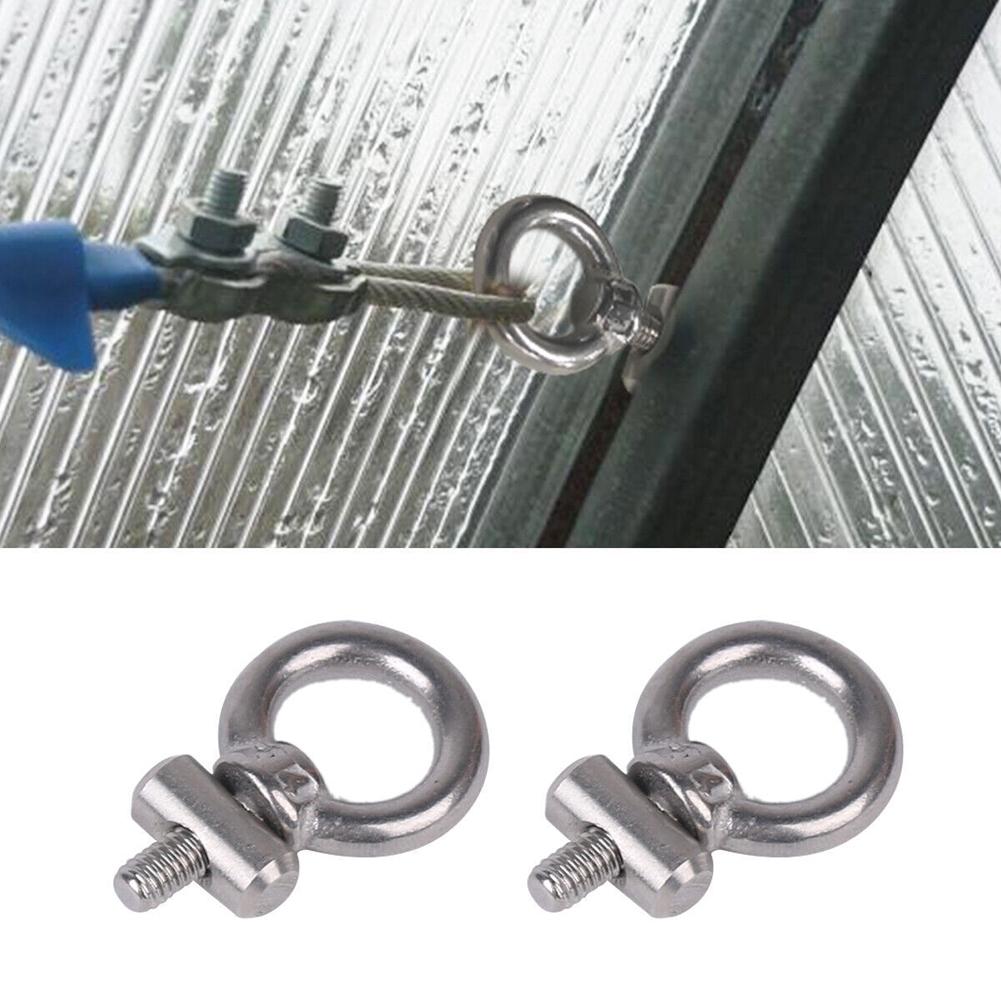 Indoor Office Outdoor Rail Stoppers Awning Stoppers 2/4/6/8pcs Replacements Windbreak Windbreak Support 304 Stainless Steel