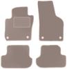 Beige velourmattor för: Volkswagen Beetle cabriolet, coupé (2012-2019)