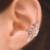 Huitan New Trendy Fox Shape Clip Earrings for Women Antique Silver Color 2023 Ear Cuff Earrings Statement Jewelry Drop Ship 1