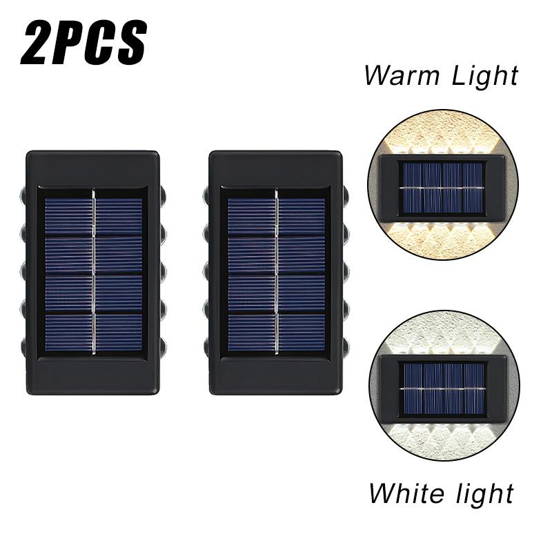 1-16PCS Solar Lamp Outdoor LED Lights IP65 Waterproof for Garden Decoration Balcony yard Street Wall Decor Lamps Gardening Light