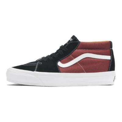 Tênis Unissex Premium Sk8-Mid 83 Preto Castanho Marrom VN000CQQCLD