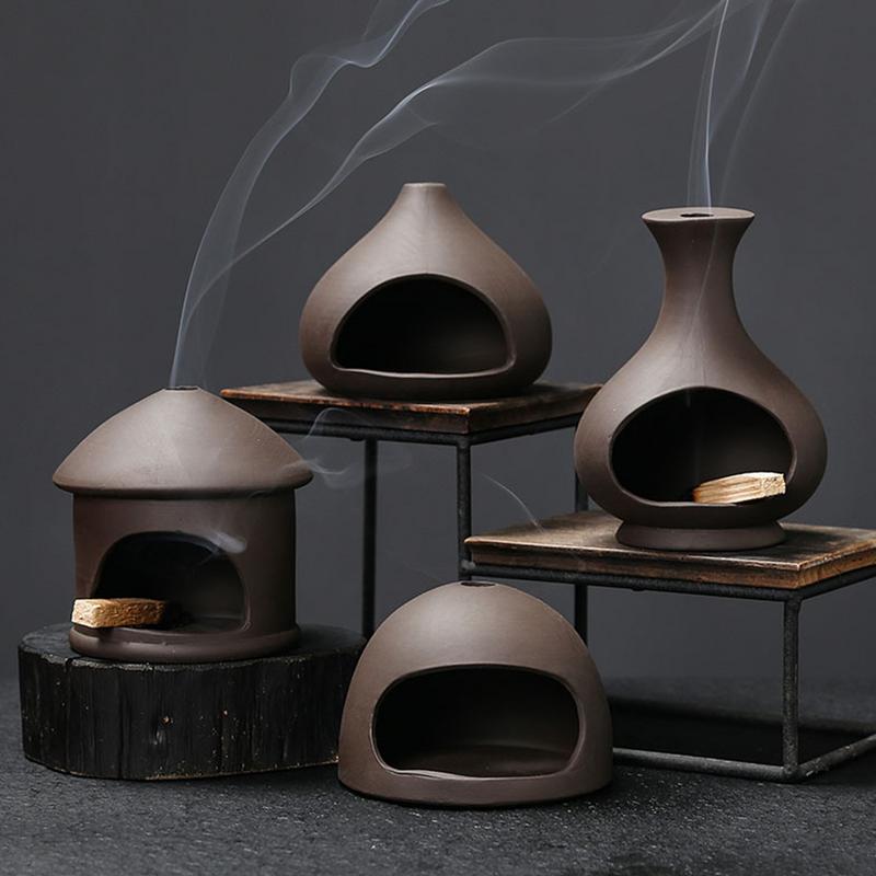 Handcrafted incense stick Stand Palo Santo Holder Ceramic Incense Burner promoting relaxation yoga meditators gift home decor
