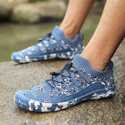 Neue fliegengewebte Partnerschuhe einziehbarer Bach Fitness Watschuhe Springseilschuhe Sport Amphibisch Schnittfest Strandschuhe