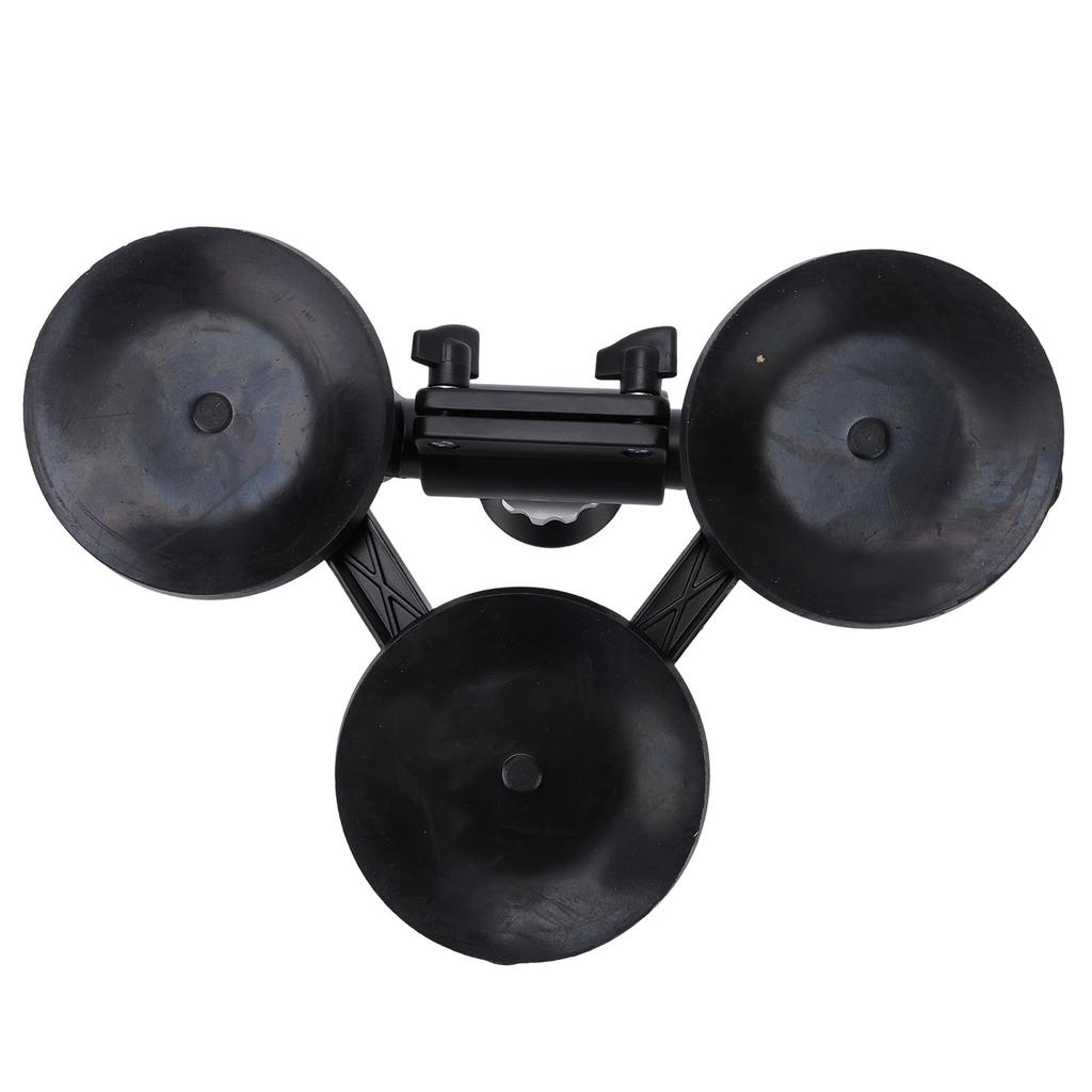 Triple Suction Cups Car Mount Fit for Insta360 X5 X4 X3 Action Camera Suction Cup Mount Holder for DSLR Mirrorless Camera 20KG Load Capacity