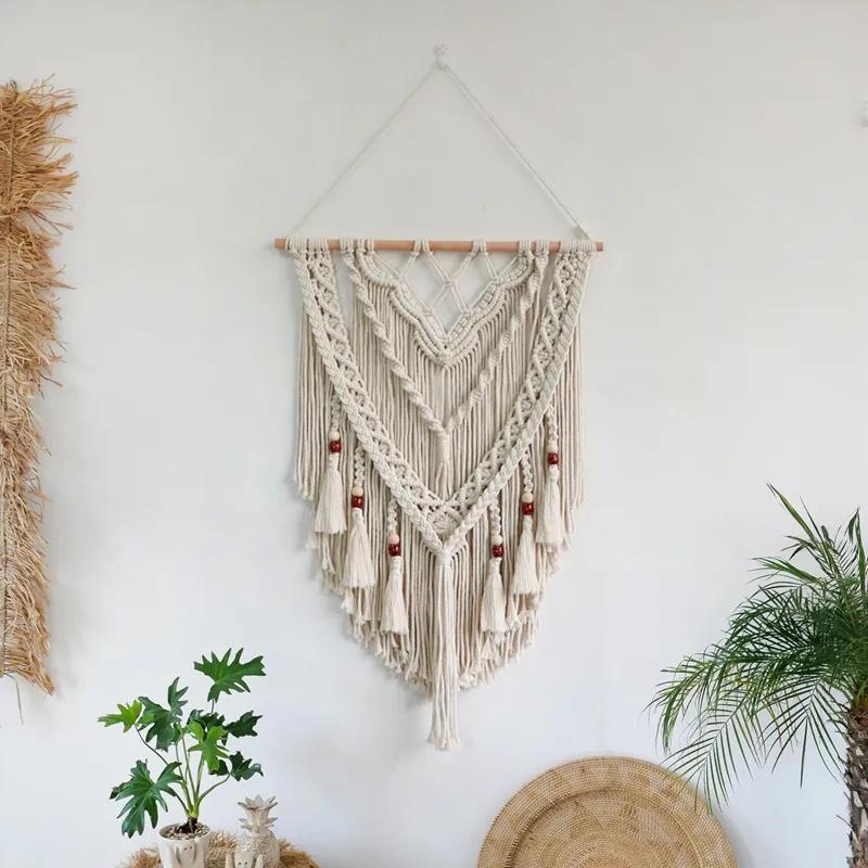 Handmade Weaving Tapestry Minimally Designed Homestay Home Decor Nordic Style Sofa TV Background Wall Decoration Bohemian Tapestry YLE315