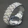 Mens Full Crystal Iced Out Watch Steel Strap Quartz Watches Hip Hop Luxury Waterproof Analog Wristwatch