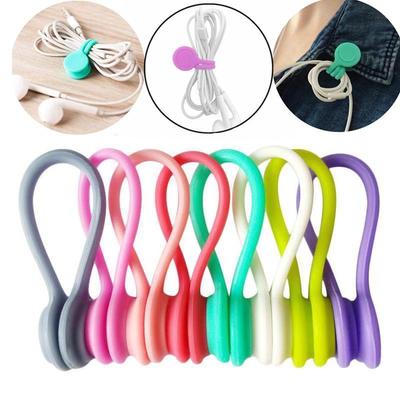 Organizzatore Magnetico in Silicone per Cavi e Avvolgicavo per Auricolari