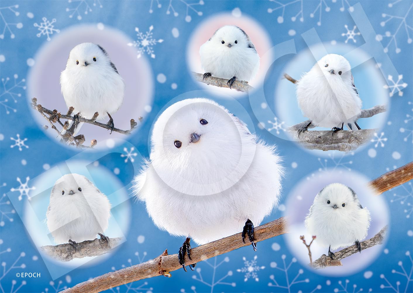 

Epoch 216 Small Piece Jigsaw Whole Tit x with and Score Ticket Puzzle, Animals/Pets, Long-tailed Tit, Long-tailed (18.2 25.7 cm), 04-303,