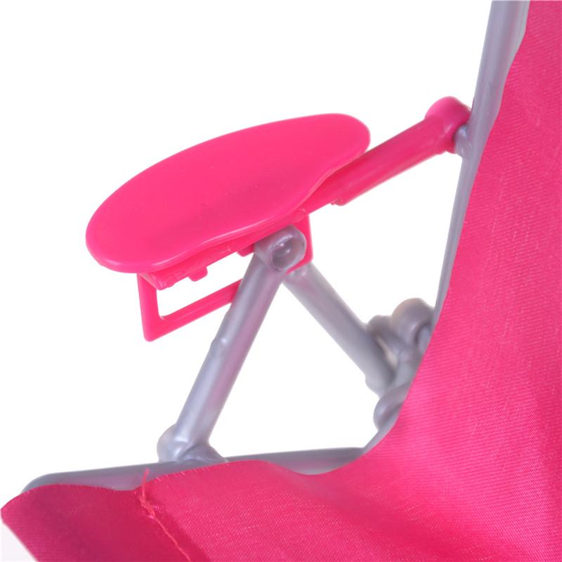 Doll Accessories Mini Furniture Folding Beach Chair Kids Toy
