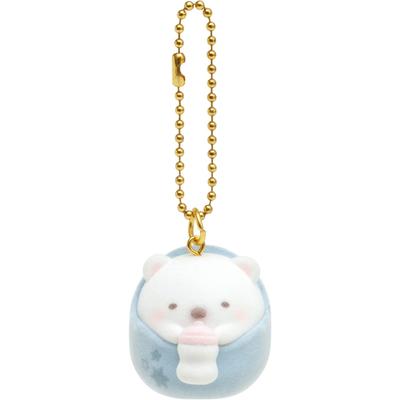 AB12101 Sumikkogurashi Petit Sumikko Брелок Білий Ведмідь [San-X] "Sumikko Baby"
