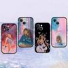 Capa de Celular T-Taylor Showgirl S-SwiftS Capa Preta Para IPhone 17/16/15/13/14 Pro Max/ 11Plus/X/Xr/Xs Max/12mini