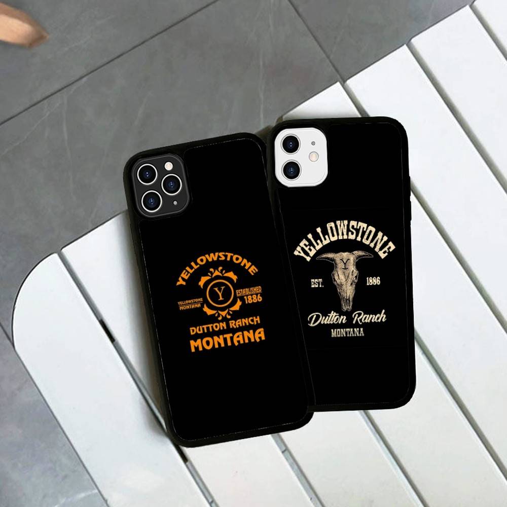 Popular Y-Yellowstone D-Dutton R-Ranch Phone Case For iPhone 16 Pro Max 15 14 Plus 14 13 12 11 17 PC+TPU Cases Back Cover