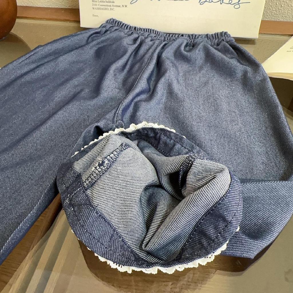 Girls' Korean Summer Fashion: Sleeveless Top & Wide-Leg Jeans Set