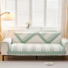Pure Cotton Minimalist Sofa Mat Four Season Universal Anti Slip Seat Cushion Comfortable Fabric Dustproof Breathable Couch Cloth
